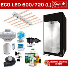 ECO Grow Kit LED 600/720W - 120x120  Tent