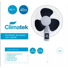 Ventilador de pared Climatek (Pack 2 unidades)