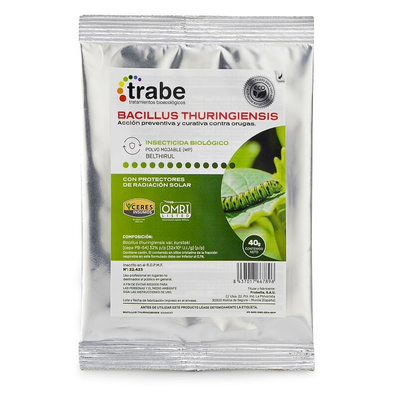 Bacillus Thuringiensis 40 gr - Trabe