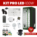 Kit cultivo PRO LED 100W con Armario