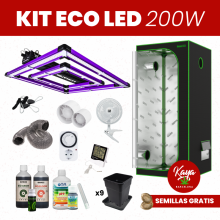 Kit Cultivo ECO LED 200W con Armario