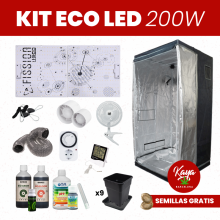 Kit Cultivo ECO LED 200W con Armario