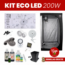 Kit Cultivo ECO LED 200W con Armario