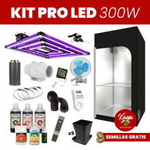 Kit Cultivo PRO LED 300W con Armario