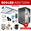 ECO LED 600/720W Grow Kit with Tent - 150x150cm