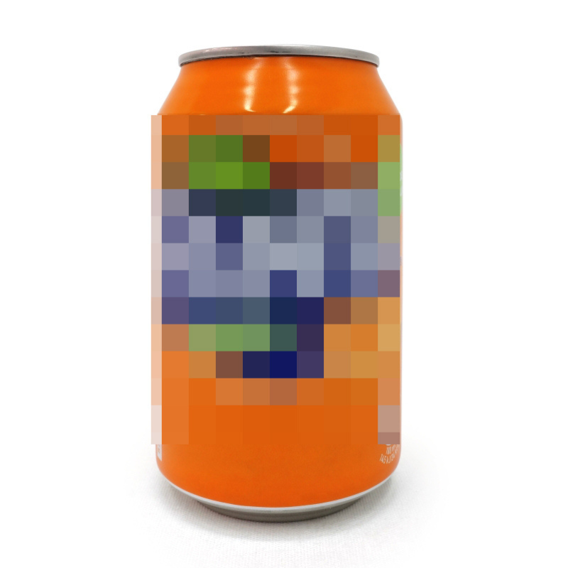 Camouflage Orange Soda Can