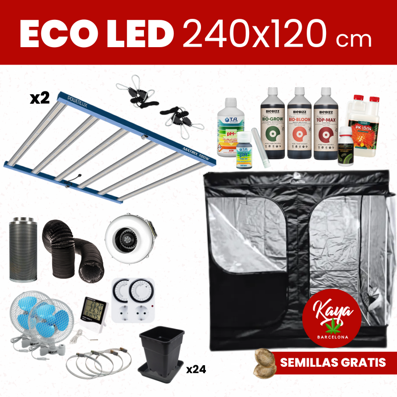 ECO LED 240x120 Grow Kit with Tent