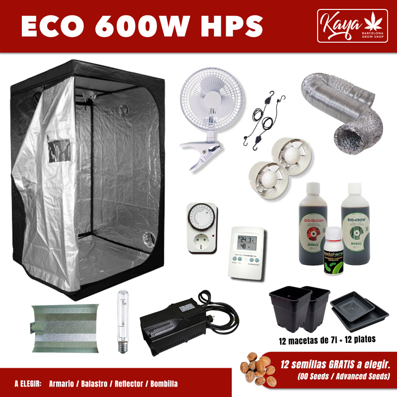 ECO Grow Kit HPS 600 Tent